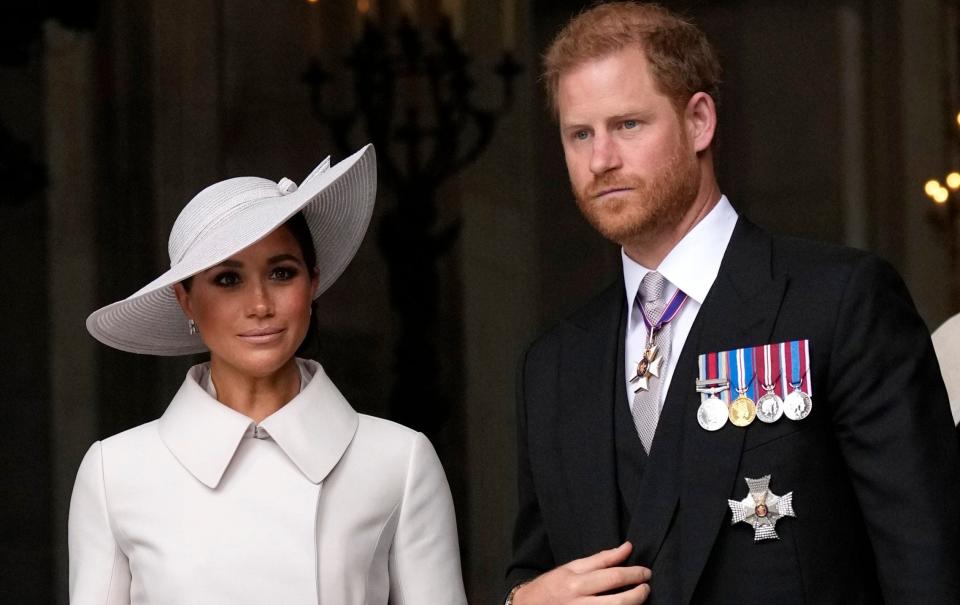 The Duke and Duchess of Sussex - AP