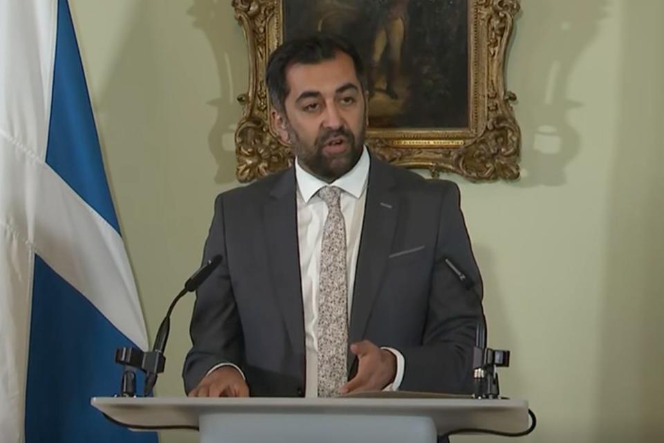 Humza Yousaf has stepped down as Scottish first minister as he faced two no confidence votes (Sky News)