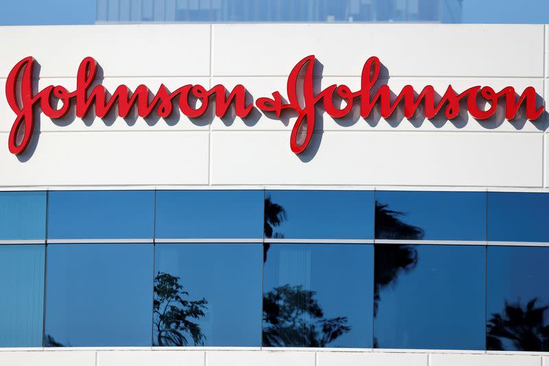 FILE PHOTO: Johnson & Johnson company offices are shown in Irvine, California