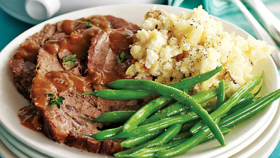 <p>Alice Knisley Matthias</p><p>There is a reason this easy recipe went viral—it's delicious!</p><p><strong>Get the recipe: <a href="https://parade.com/843061/aliceknisleymatthias-2/try-the-mississippi-pot-roast-recipe-gone-viral/" rel="nofollow noopener" target="_blank" data-ylk="slk:Mississippi Pot Roast;elm:context_link;itc:0;sec:content-canvas" class="link ">Mississippi Pot Roast</a></strong></p>