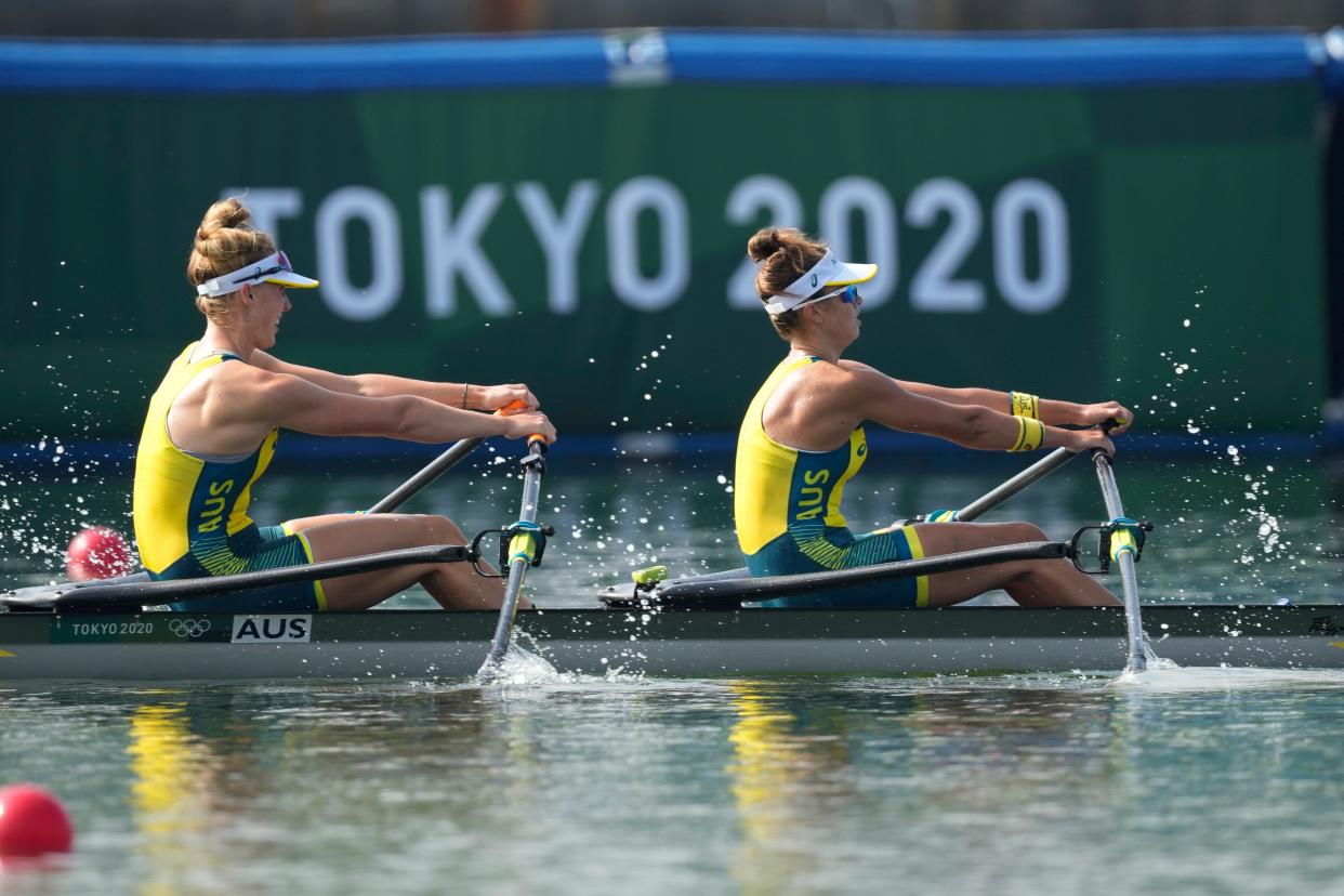 Tokyo Olympics Rowing (Copyright 2021 The Associated Press. All rights reserved)