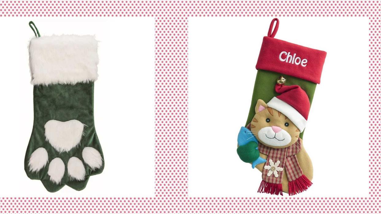 cat christmas stockings