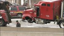 Fatal pileup on I-75 in Detroit.