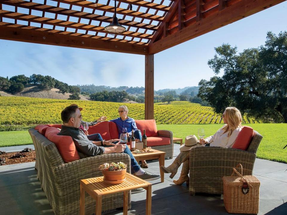 Napa and Sonoma has not only some of the best wine tasting rooms in the country, but also a big focus on luxurious design. Get the full story and travel tips at Food & Wine.