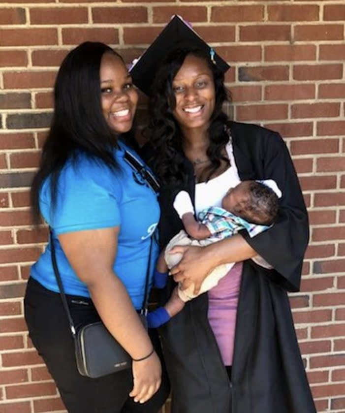 Image: Breonna Taylor, Alena Battle, and Breonna's godson, Tamaj. (Courtesy of the Taylor Family)