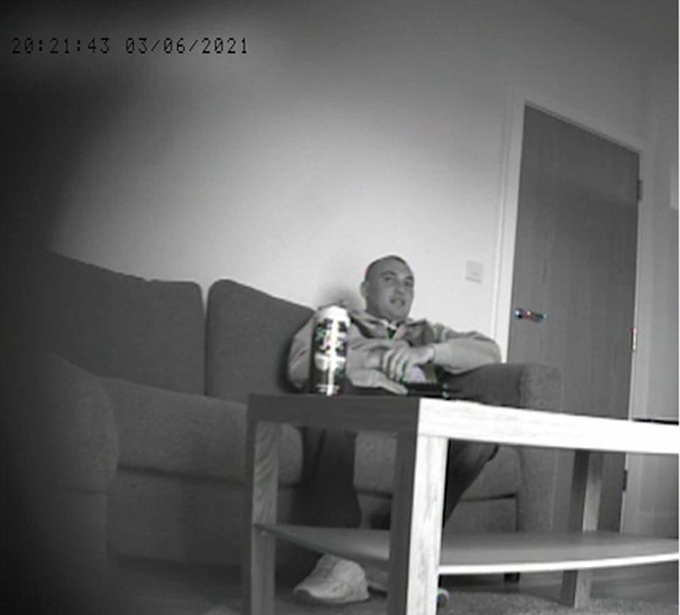 Darren Osment filmed during an undercover police operation (Avon and Somerset Police/PA Wire)