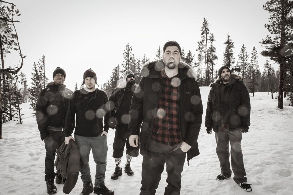 Deftones, from left, Sergio Vega, Abe Cunningham, Stephen Carpenter, Chino Moreno, Frank Delgado.