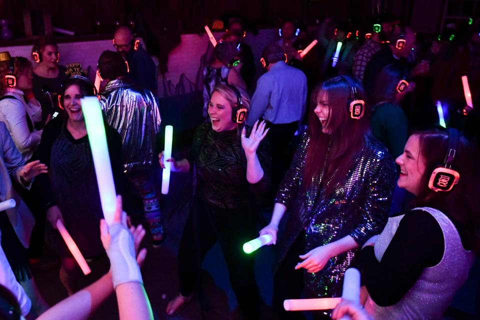 Pretentious Beer Company rings in the new year with a Silent Disco dance party on New Year’s Eve, Tuesday, December 31, 2019. 