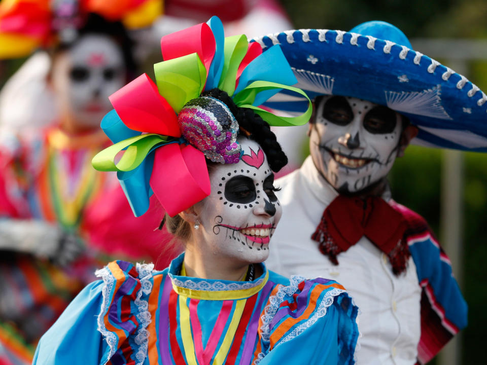 Tag der Toten: Mexiko gedenkt der Verstorbenen mit einer Parade
