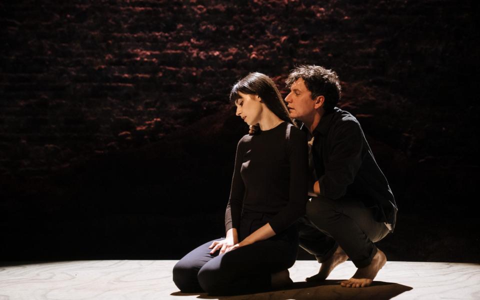 Abigail Weinstock and Tom Mothersdale in Love and Other Acts of Violence, at the Donmar - Helen Murray