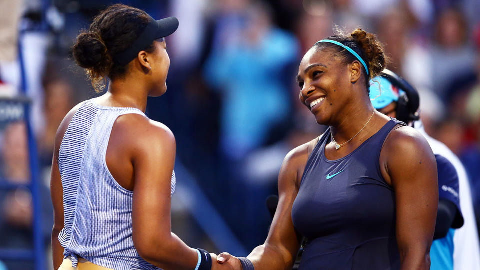 Serena Williams beat Naomi Osaka for the first time in her career at the Rogers Cup. 