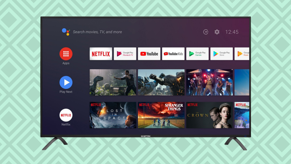 Save $272 on this Sceptre 50-inch Class 4K Ultra HD Android Smart 4K LED TV. (Photo: Walmart)