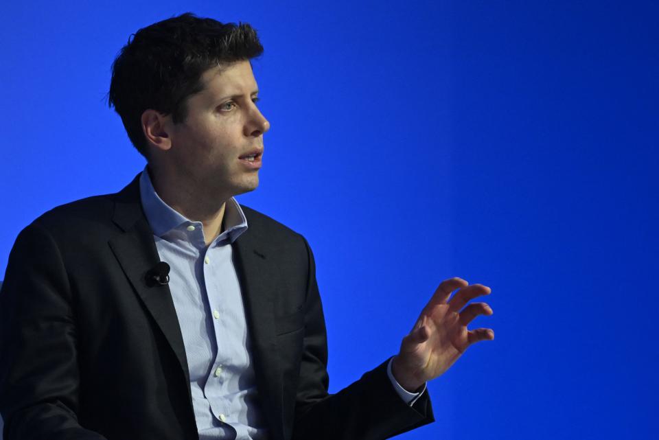 Sam Altman, CEO of OpenAI participates in the "Charting the Path Forward: The Future of Artificial Intelligence" at the Asia-Pacific Economic Cooperation (APEC) Leaders' Week in San Francisco, California, on November 16, 2023. Both the United States and China have devised some policies for artificial intelligence.
