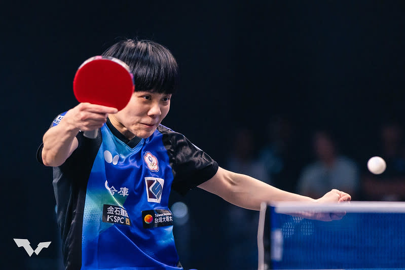 鄭怡靜今晚爭生涯首座巡迴賽公開組單打冠軍。（取自World Table Tennis）