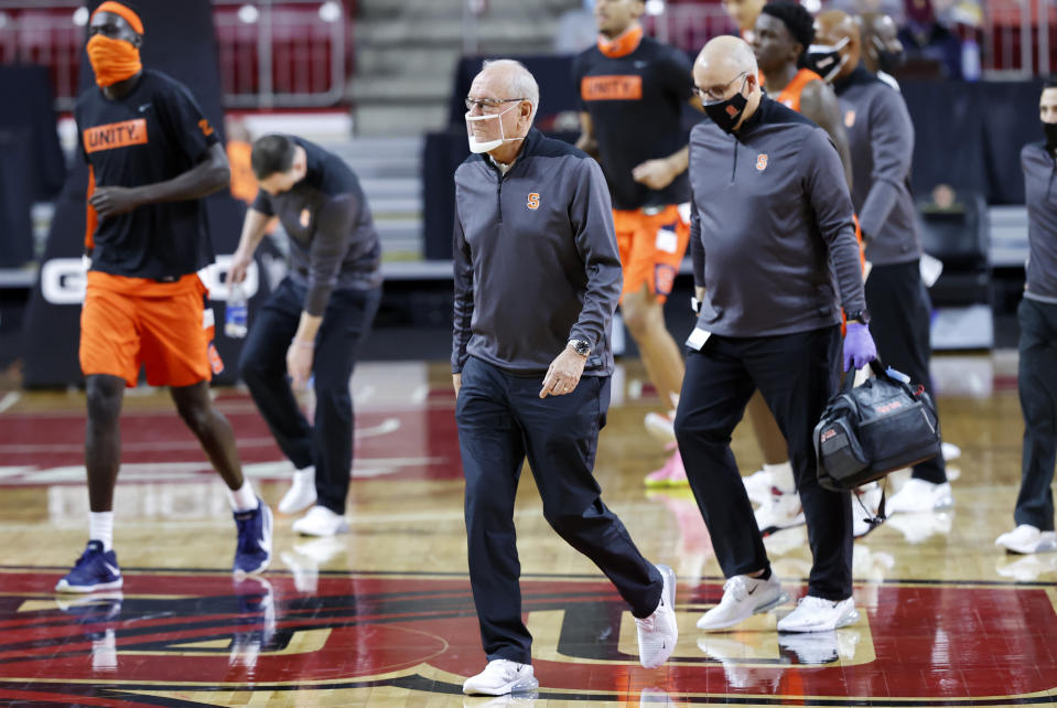 Syracuse Orange head coach Jim Boeheim