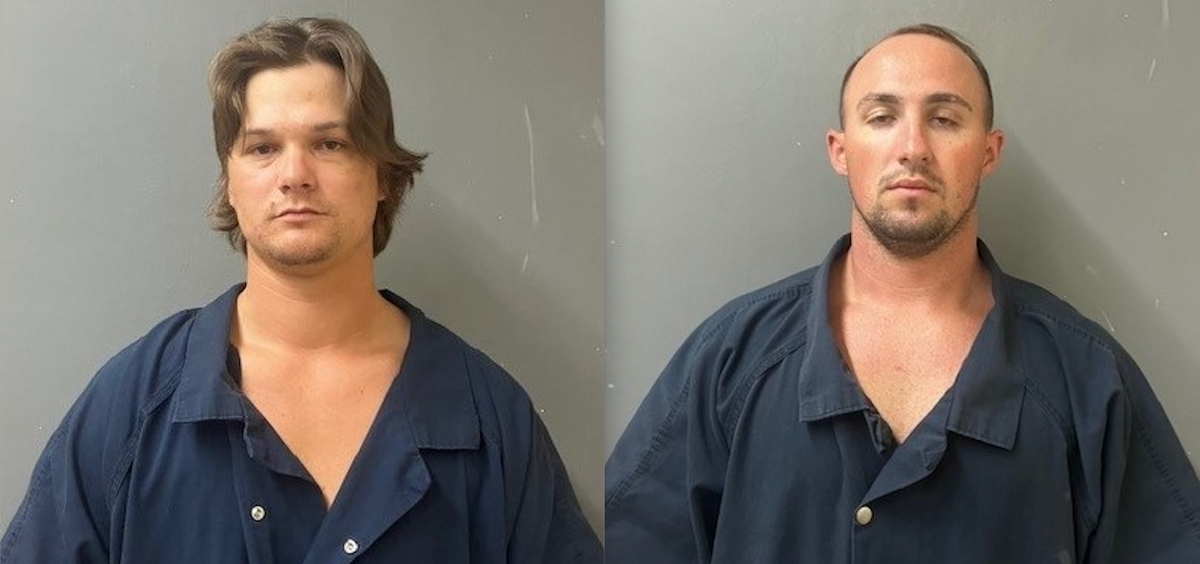 Mugshots of Montgomery riverboat brawl suspsects Allen Todd and Zachary Shipman (Montgomery Police Department)