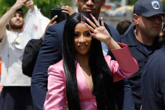 Cardi B's Red-Bottom Nails Are Business On Top & Party Underneath