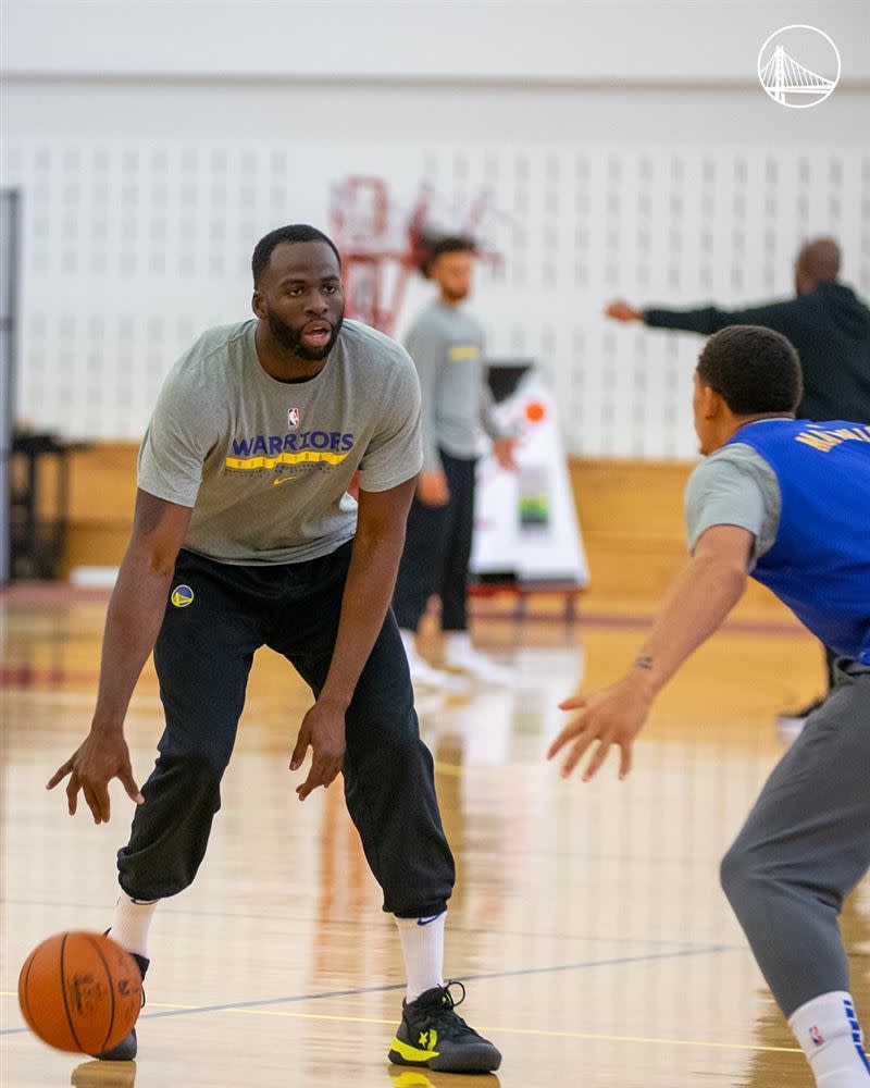 勇士球星「嘴綠」Draymond Green。（圖／翻攝自勇士官方推特）