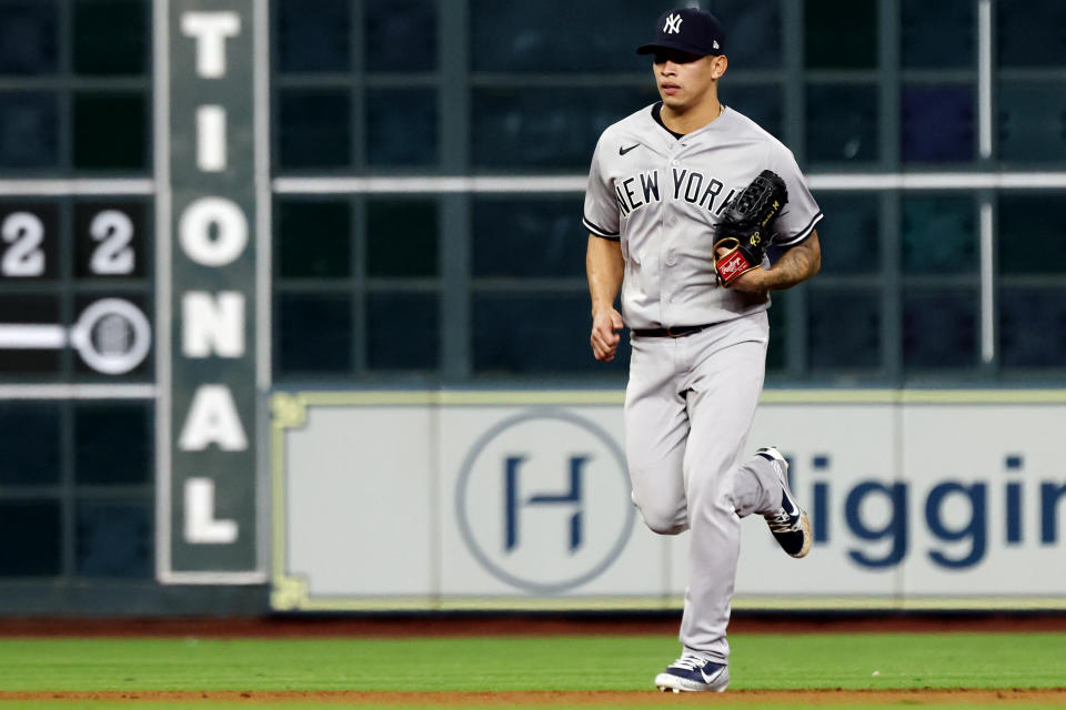 紐約洋基後援投手Jonathan Loáisiga。(Photo by Mary DeCicco/MLB Photos via Getty Images)