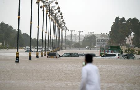 General view after Cyclone Mekunu in Salalah, Oman May 26 2018. Oman News Agency/Handout via REUTERS