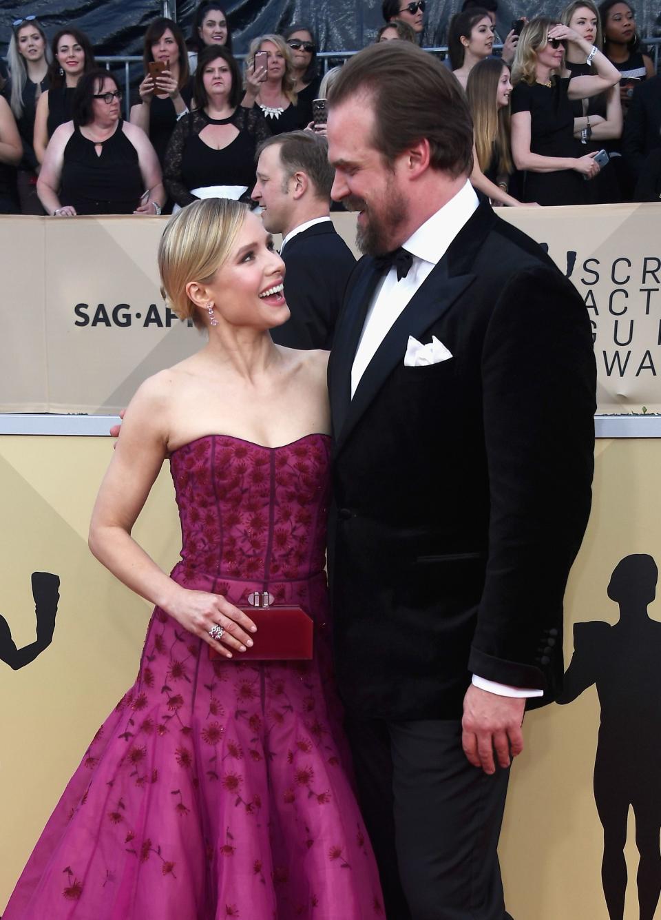 Kristen Bell and David Harbour