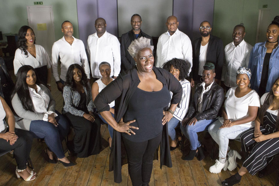 Karen Gibson and the Kingdom Choir performed at the royal wedding on May 19. (Photo: PA Wire/PA Images)