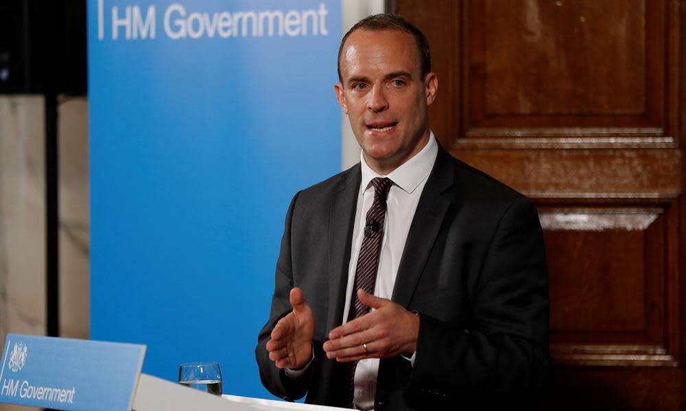 Dominic Raab outlines the government’s plans for a no-deal Brexit.