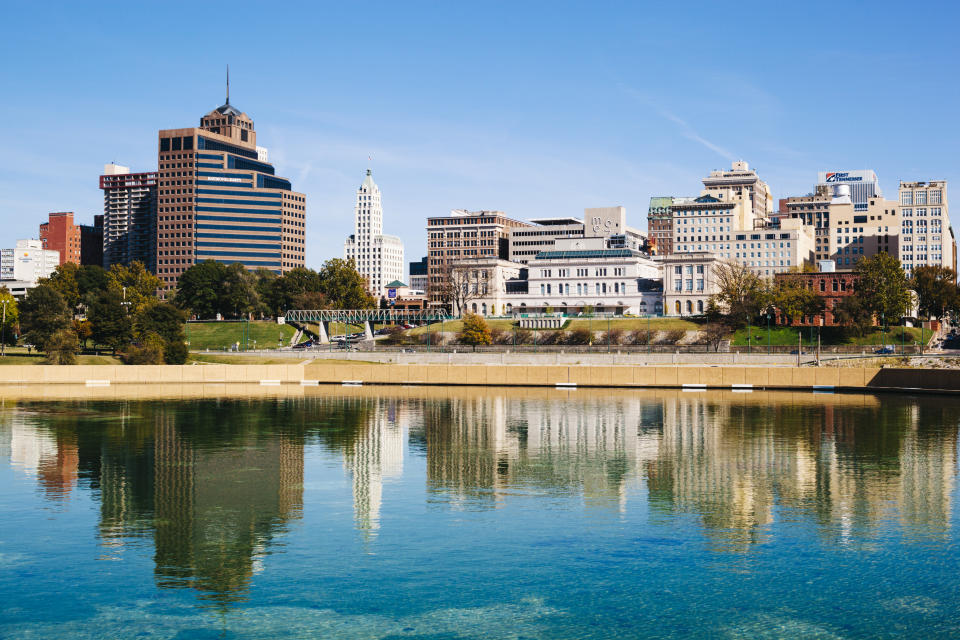 Downtown Memphis, Tennessee is pretty as a picture. Photo: Getty