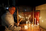 Nativity Church reopens as Palestinians ease coronavirus restrictions, in Bethlehem