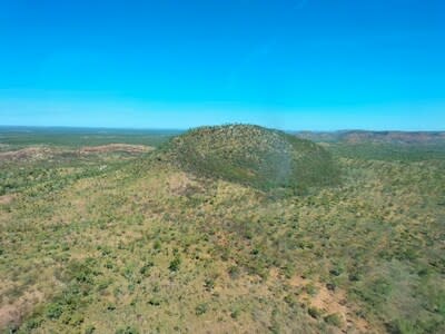 Figure 3:  A view of Crystal Hill (Tin/Tungsten), in the Murphy Project. (CNW Group/Laramide Resources Ltd.)