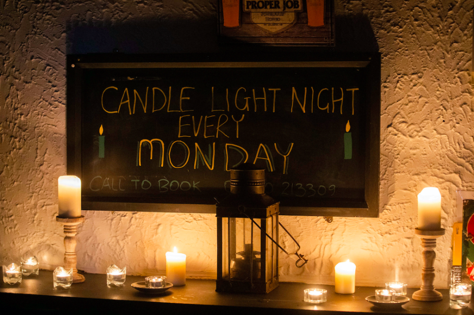 Candlelight Mondays have been so popular that they may be introduced on another night of the week. (SWNS)