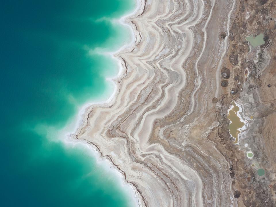 Dead Sea aerial photo