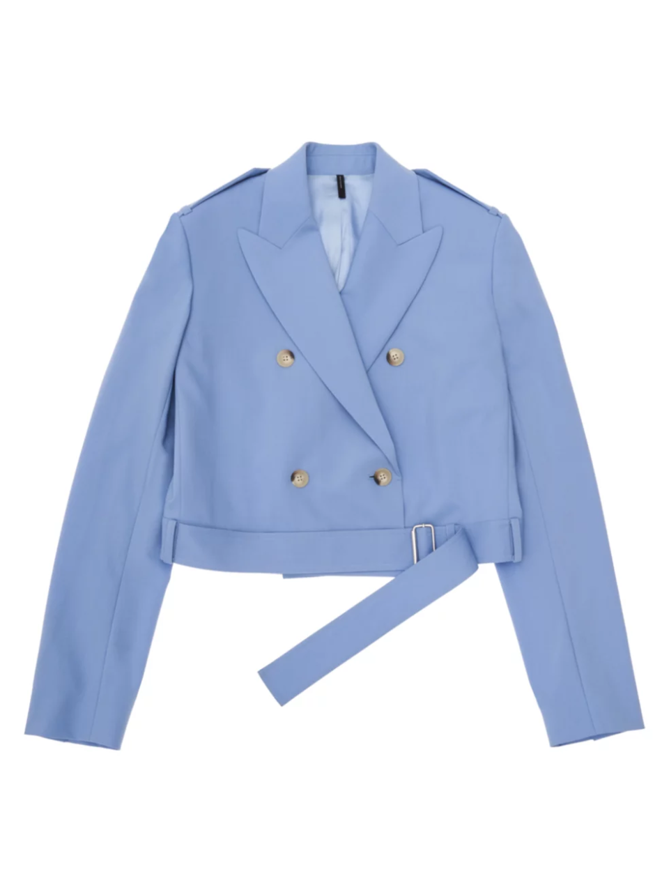 Blue Belted Blazer