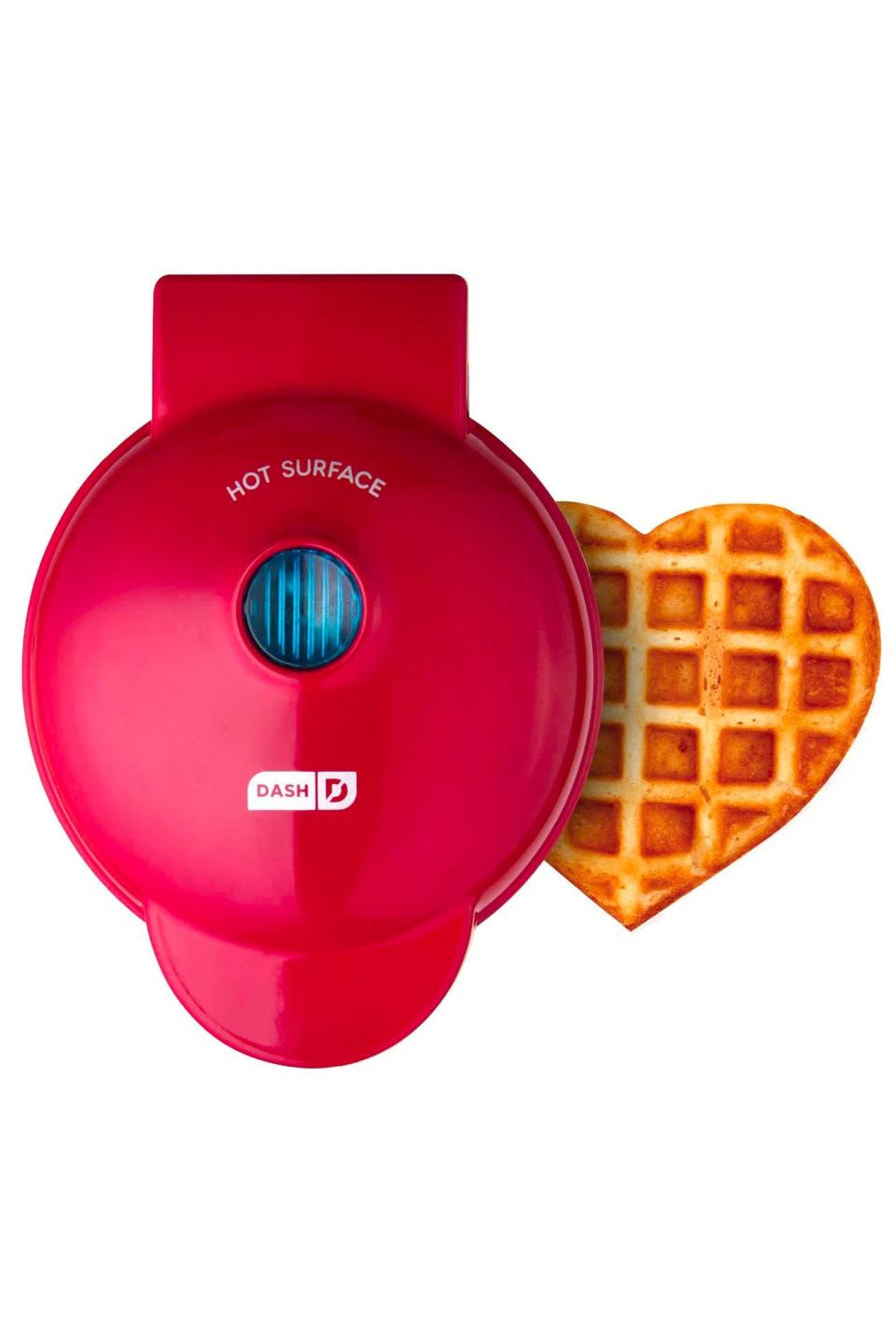 3) Red Heart Waffle Maker