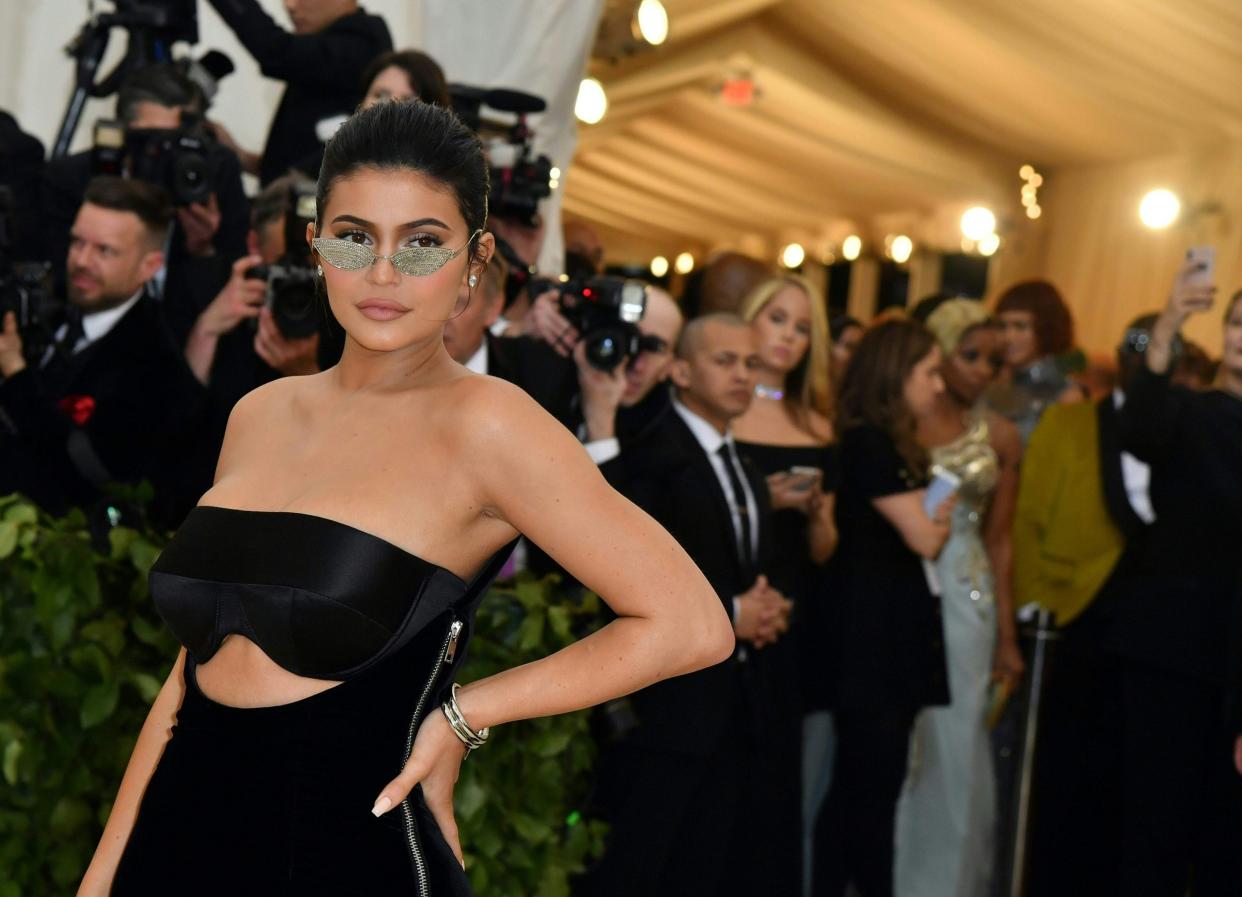 Helping hand: Reality TV star Kylie Jenner: AFP/Getty Images