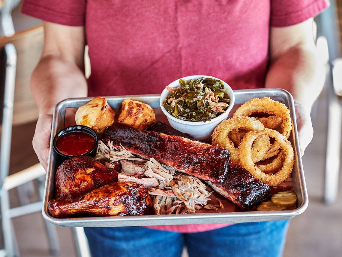 Jim ‘N Nicks features a full line of Southern-syle barbecue. \ Courtesy fo The Telegraph