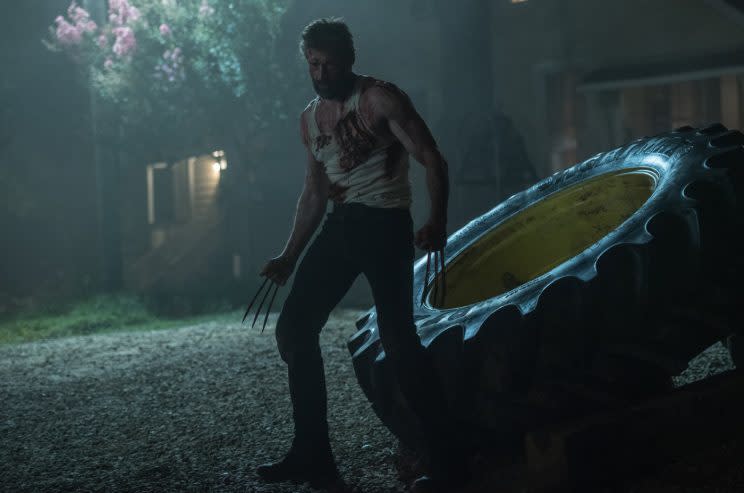 Box office bonanza… Logan wallops the competition – Credit: Fox