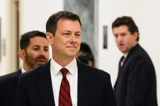 Peter Strzok, the FBI agent President Donald Trump has attacked for alleged political bias against him