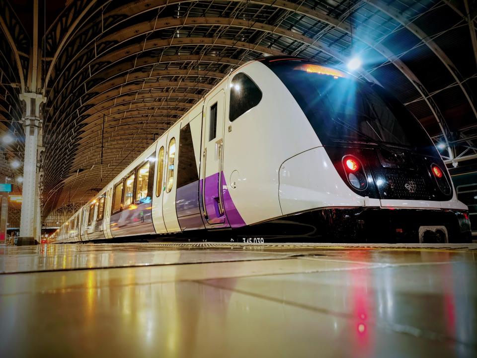 Elizabeth line train.