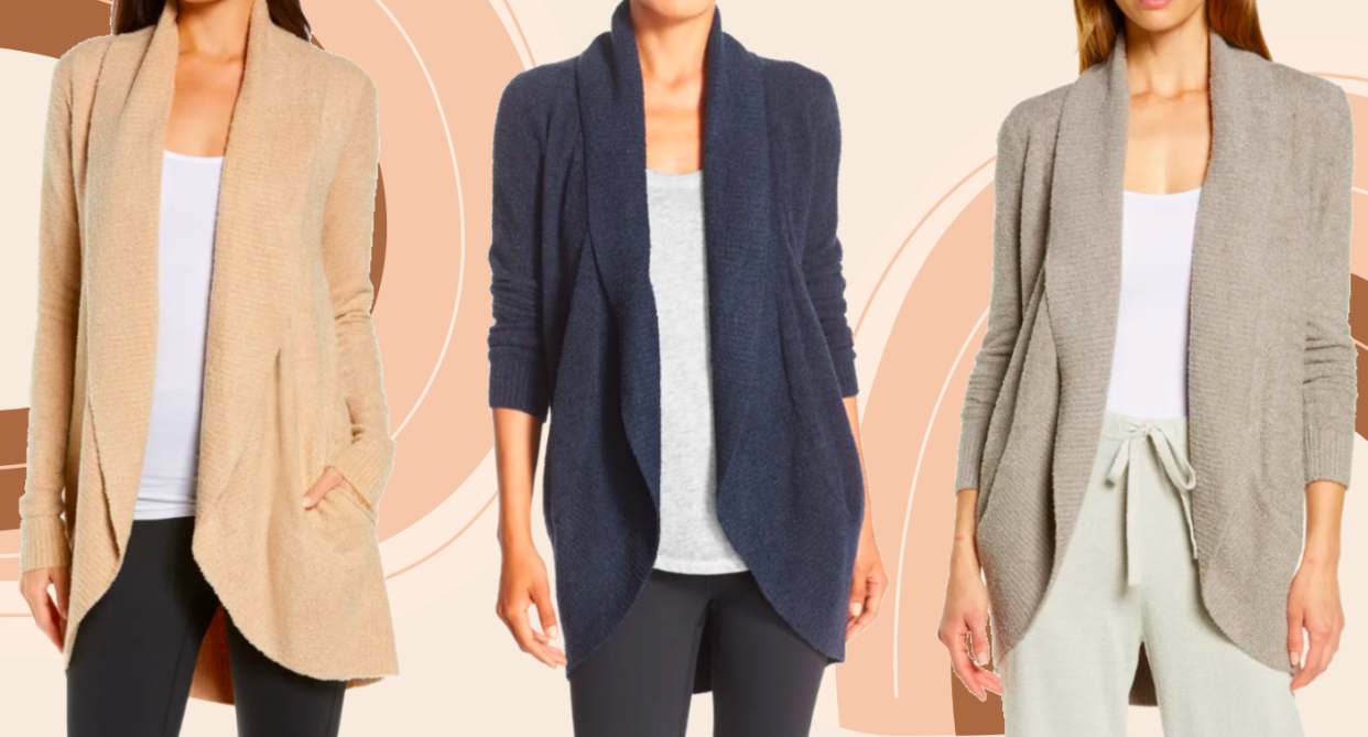 The ultra popular Barefoot Dreams CozyChic Lite Circle Cardigan is on sale at Nordstrom.