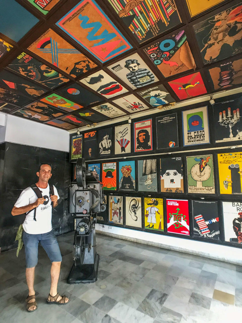 <div class="inline-image__caption"><p>"Filmmaker Jaime Santos Menendez at Charlie Chaplin Theater in Havana."</p></div> <div class="inline-image__credit">Cassandra Brooklyn</div>