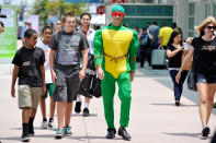 SAN DIEGO, CA - JULY 11: San Diego prepares for 2012 Comic-Con at the San Diego Convention Center on July 11, 2012 in San Diego, California. (Photo by Jerod Harris/Getty Images)