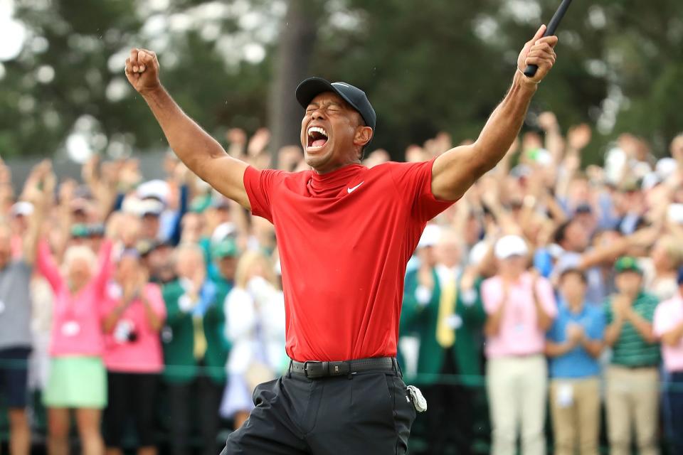 Tiger Woods Wins Masters, His First Major Win in More Than a Decade