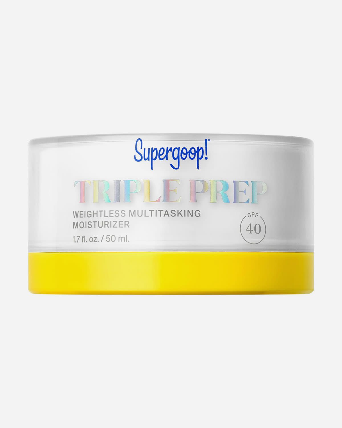 <p><a href="https://go.redirectingat.com?id=74968X1596630&url=https%3A%2F%2Fsupergoop.com%2Fproducts%2Ftriple-prep-weightless-multitasking-moisturizer-spf-40&sref=https%3A%2F%2Fwww.elle.com%2Fbeauty%2Fg39589950%2Fbest-anti-aging-moisturizers%2F" rel="nofollow noopener" target="_blank" data-ylk="slk:Shop Now;elm:context_link;itc:0;sec:content-canvas" class="link rapid-noclick-resp">Shop Now</a></p><p>Triple Prep Weightless Multitasking Moisturizer SPF 40</p><p>supergoop.com</p><p>$48.00</p><span class="copyright">Courtesy of the brands</span>