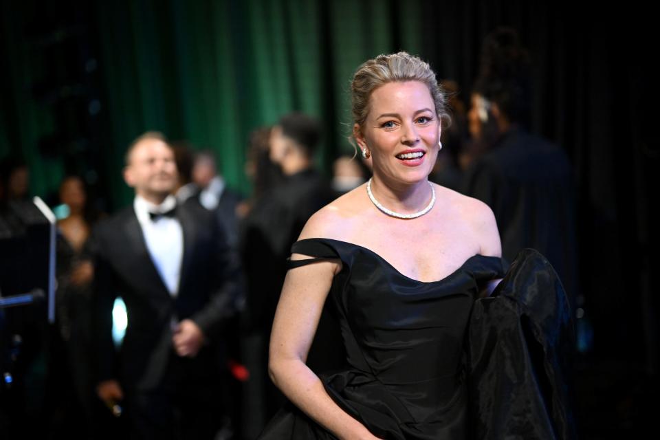 In this handout photo provided by A.M.P.A.S., Elizabeth Banks is seen backstage during the 95th Annual Academy Awards on March 12, 2023 in Hollywood, California. (Photo by Richard Harbaugh/A.M.P.A.S. via Getty Images) ORG XMIT: 775945468 ORIG FILE ID: 1473106092
