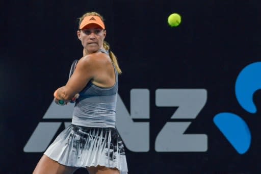 Angelique Kerber retired injured in the second set