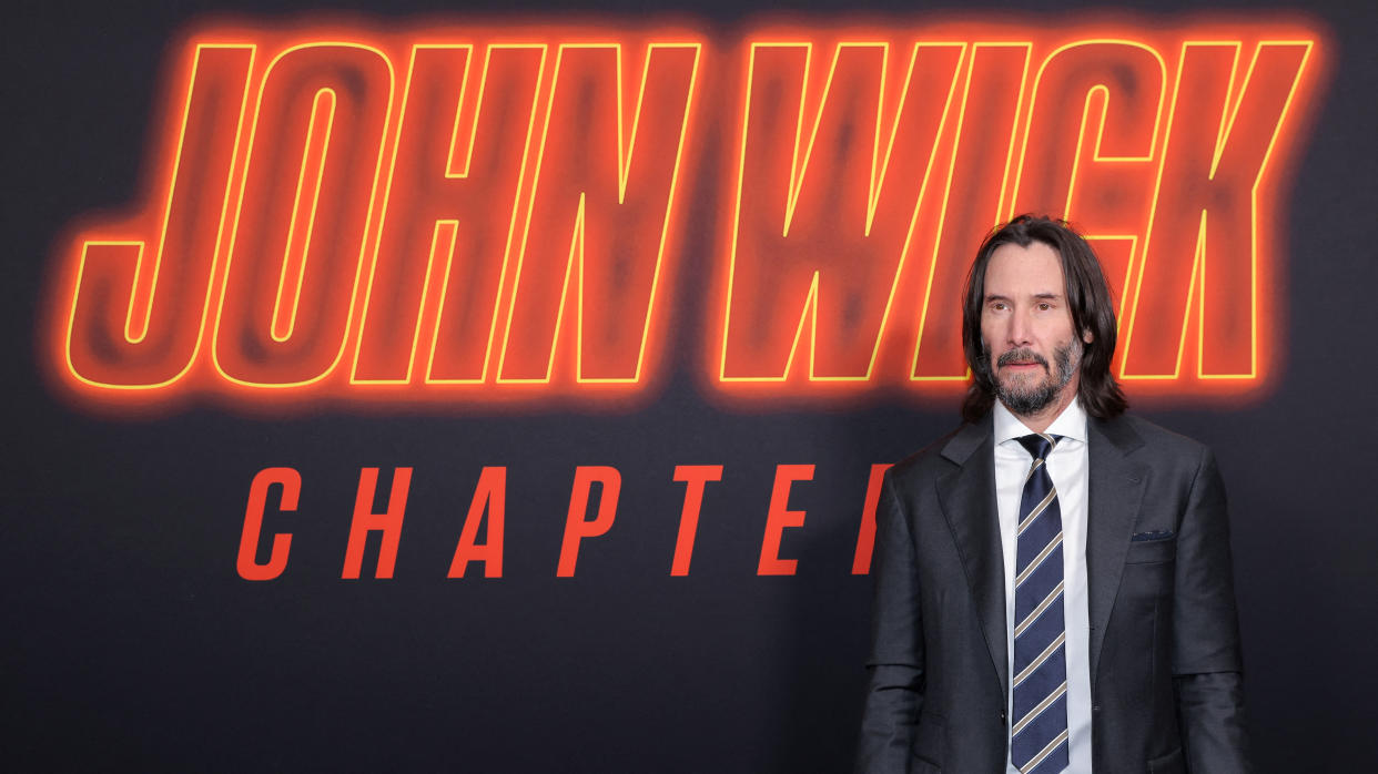 Keanu Reeves en la premiere de 