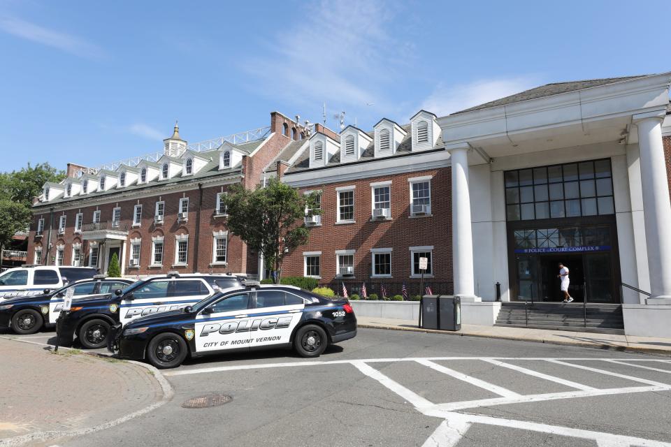 The Mount Vernon police and court complex across from City Hall on July 17, 2019.