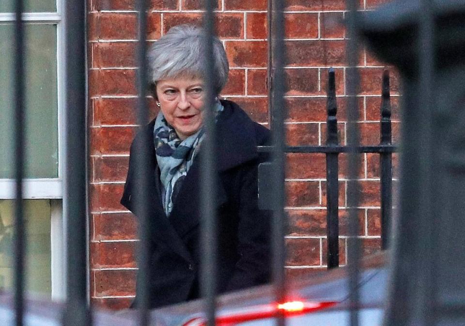 Theresa May took off to Brussels today (Reuters)