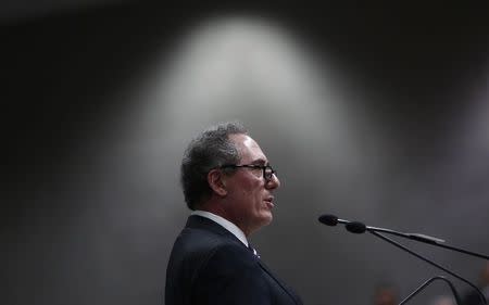 U.S. Trade Representative Michael Froman speaks during a conference organized by the Federation of Indian Chambers of Commerce and Industry (FICCI), in New Delhi November 24, 2014. REUTERS/Adnan Abidi